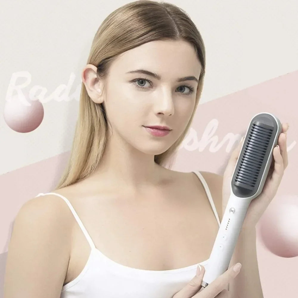 Plancha Cepillo Alisadora Cabello Hair S