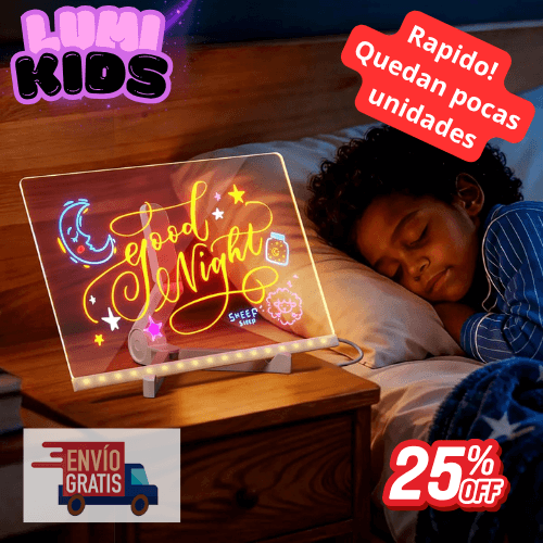 Pizarra Mágica Led LumiKids