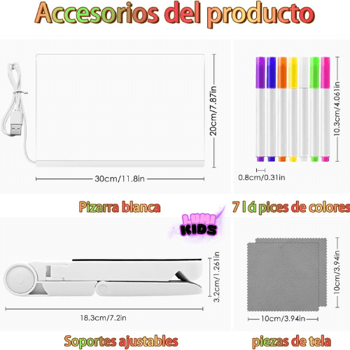 Pizarra Mágica Led LumiKids