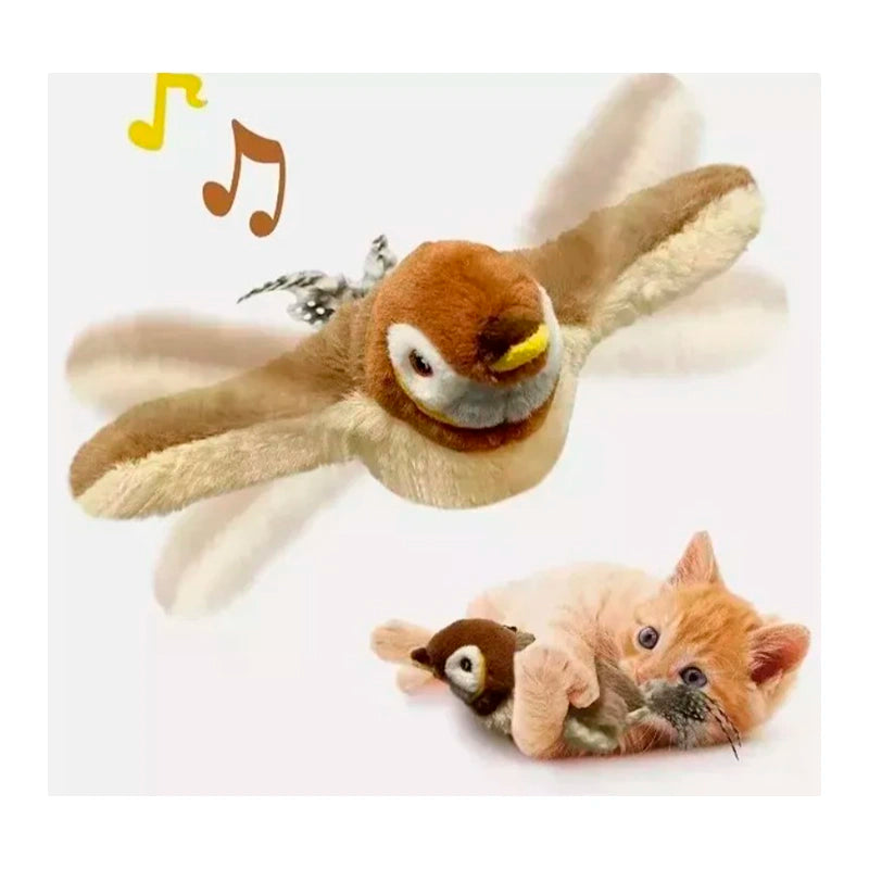 Juguete para gatos pajaro volador