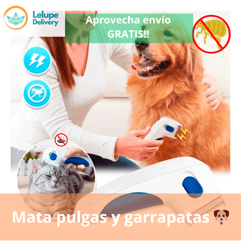 Cepillo Eléctrico Mata Pulgas 🐶