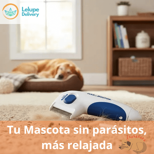 Cepillo Eléctrico Mata Pulgas 🐶